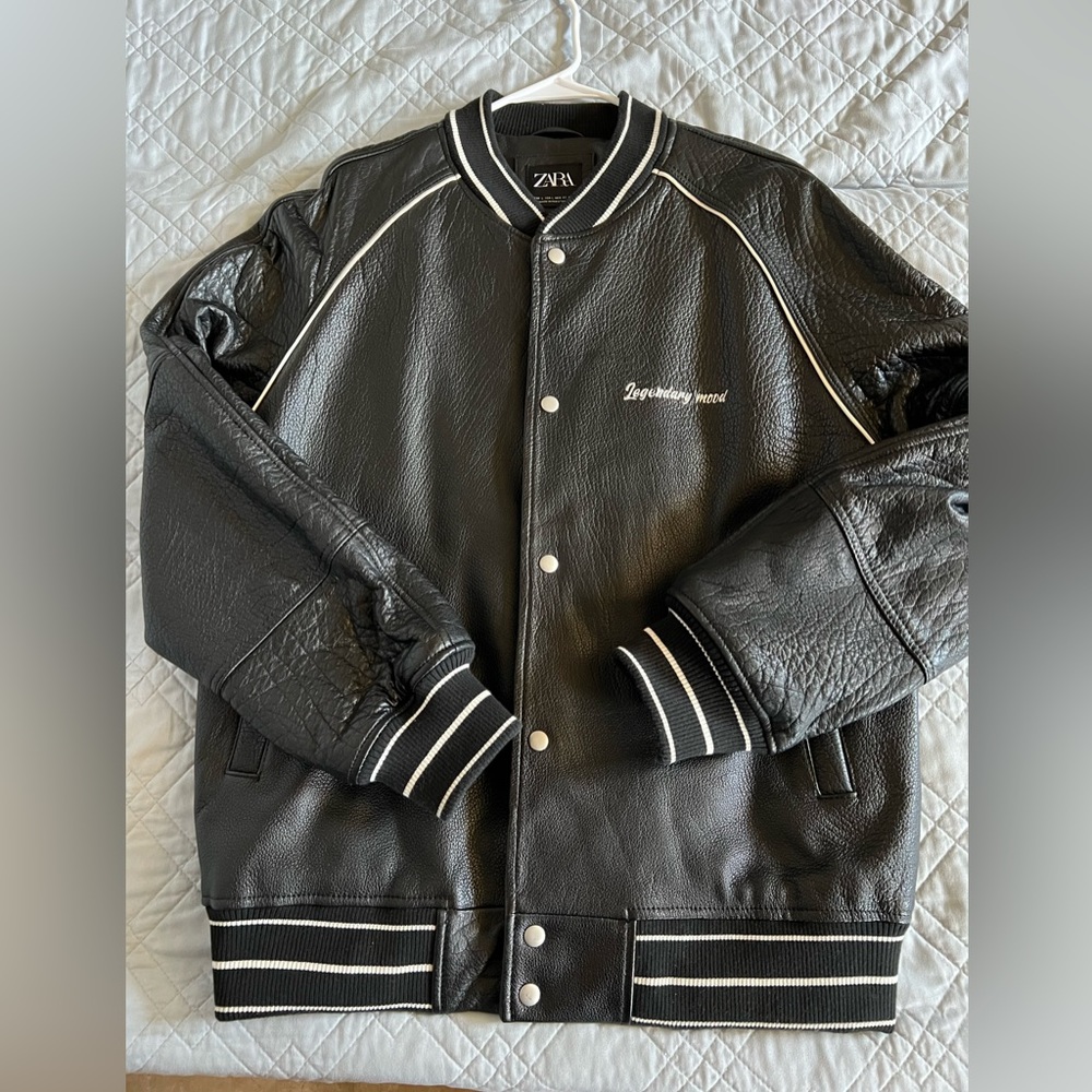 Zara letterman’s jacket